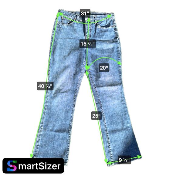 LRL Lauren Ralph Lauren Classic Bootcut Jeans High Rise Denim Blue Womens Size 8 - Picture 3 of 11